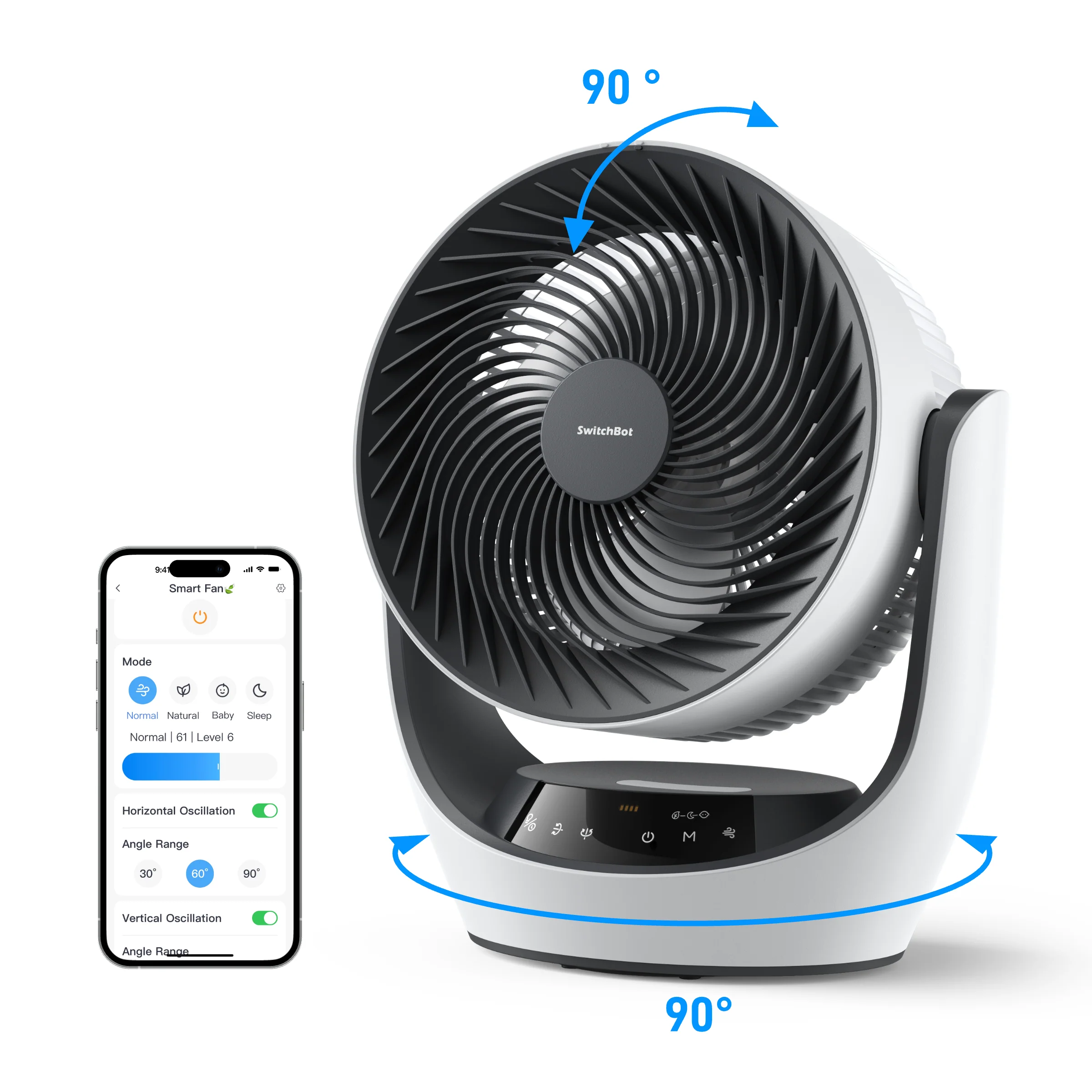 SwitchBot Battery Circulator Fan