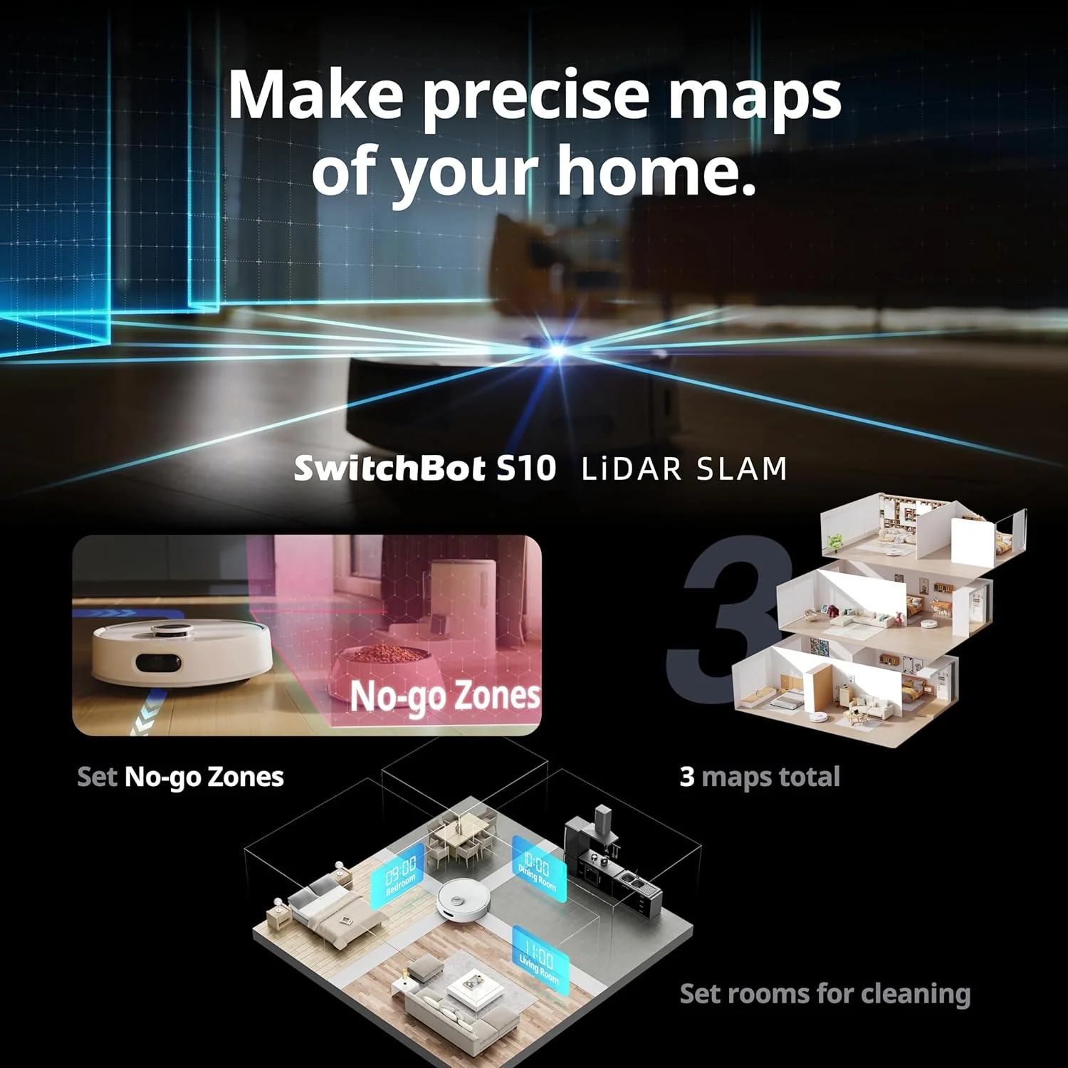 (Special Offer) SwitchBot Floor Cleaning Robot S10 - Image 9