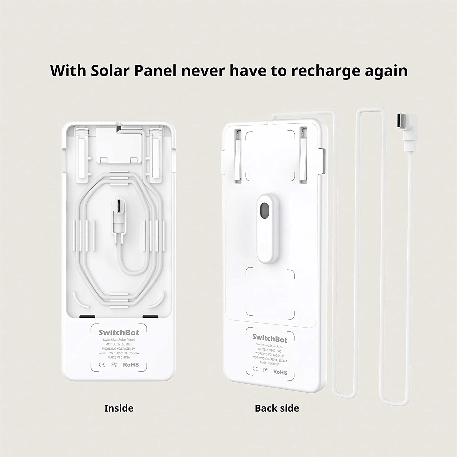 SwitchBot Solar Panel  for Curtain 2 - Image 5